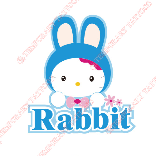 Rabbit Customize Temporary Tattoos Stickers NO.8949